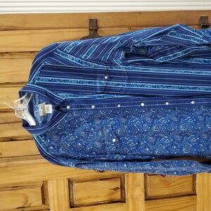 Express Rider Long Sleeve Western 2XL Shirt Rodeo Cowboy